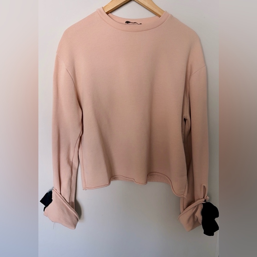 Zara Bow Sleeve Pullover - Picture 6 of 6